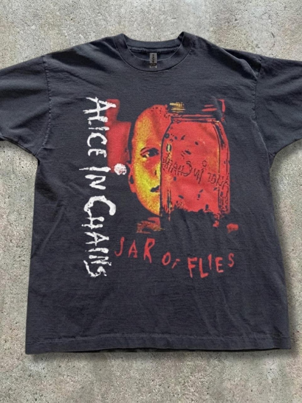 Gildan Black Alice In Chains 'Jar of Flies' Graphic Tee